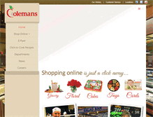 Tablet Screenshot of colemans.ca